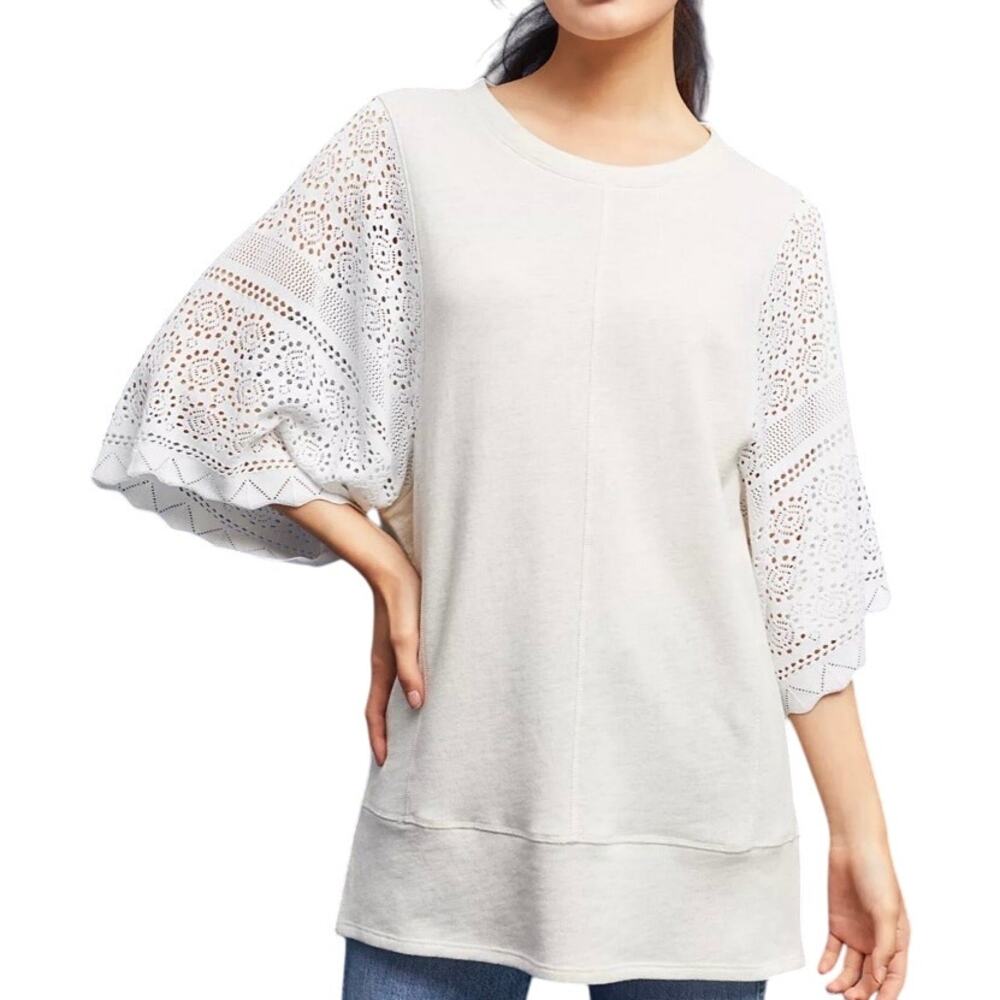 Anthropologie Akemi + Kin Coro Knit Pullover Tunic Top Size XS